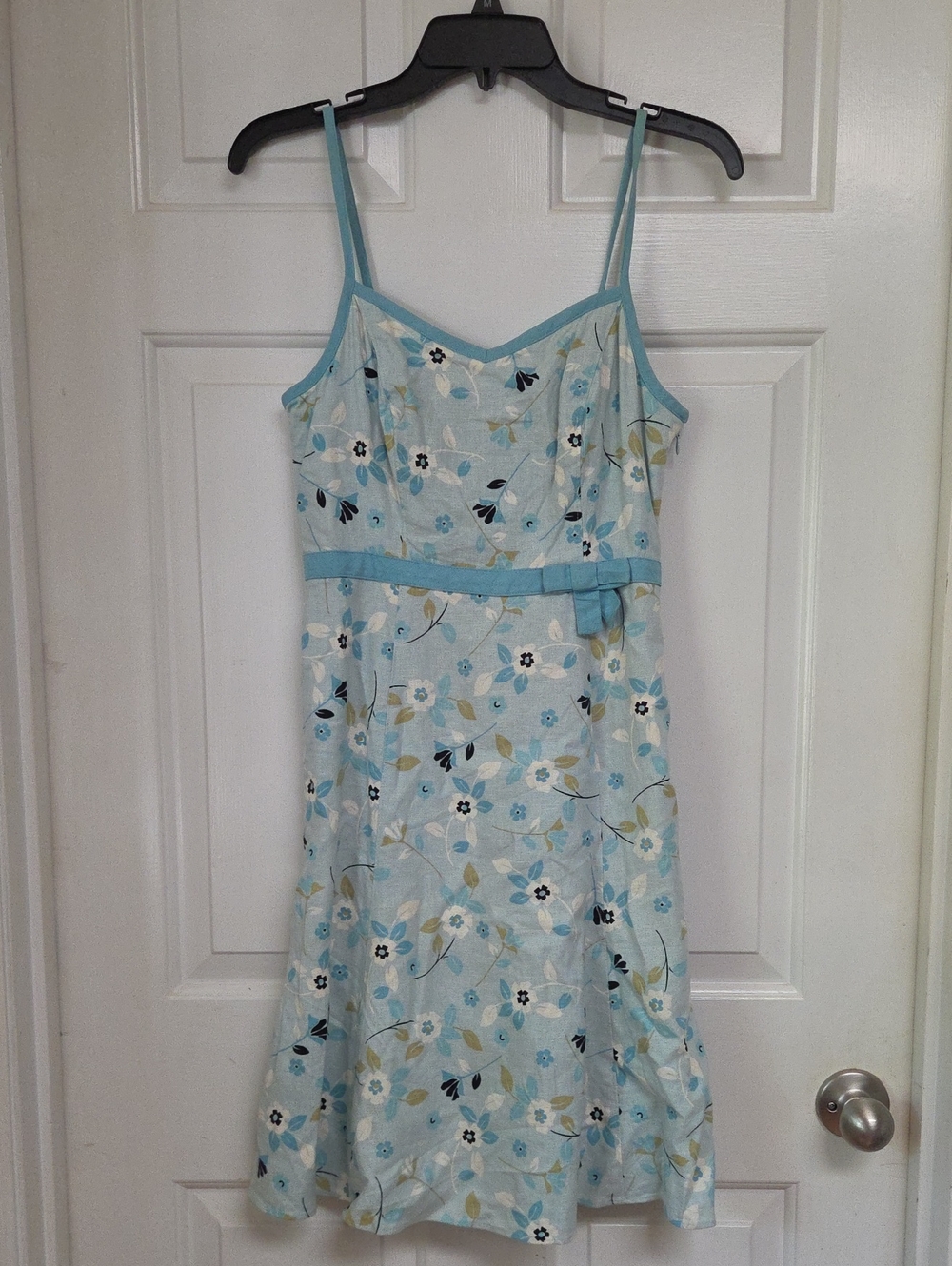 Ann Taylor Loft Women’s Light Blue Floral Slip Dress 4P